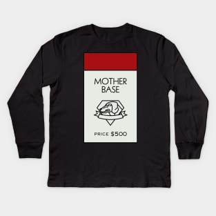 Mother Base - Property Card Kids Long Sleeve T-Shirt